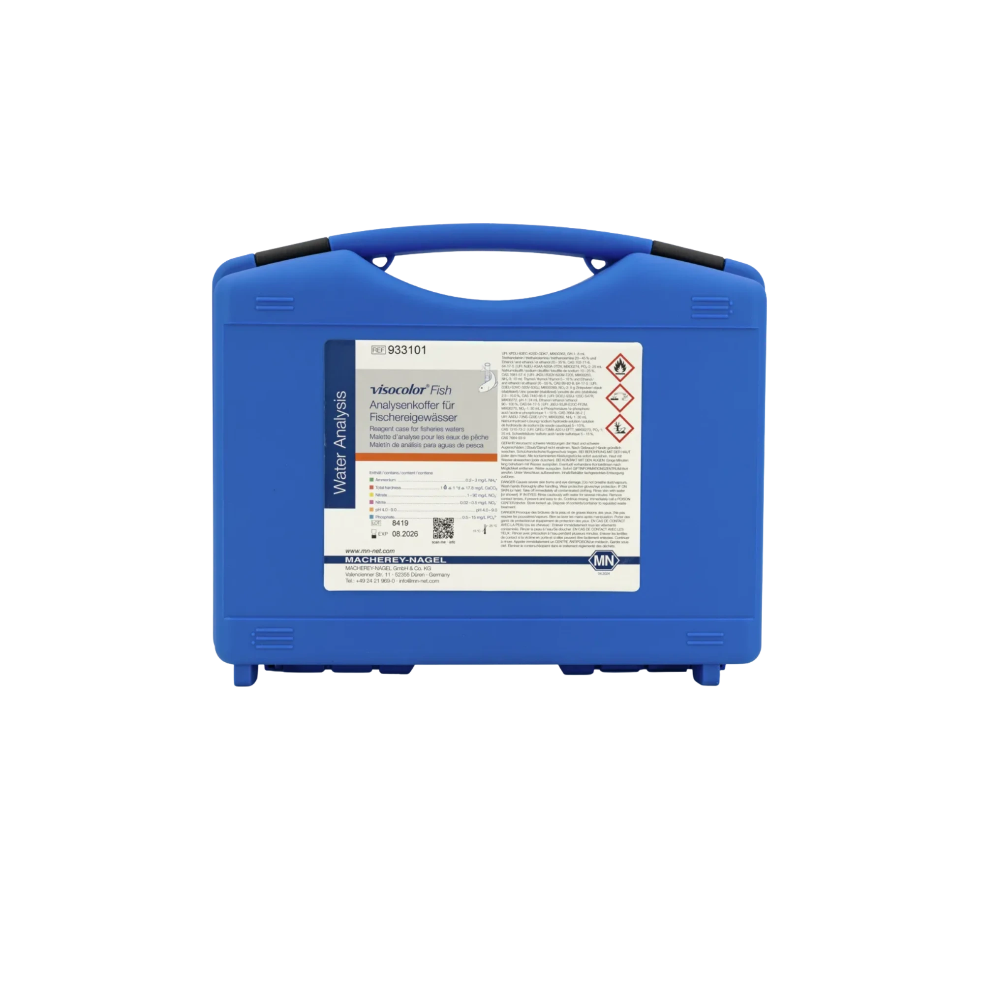 Macherey-Nagel VISOCOLOR Fish Analysenkoffer, 933101