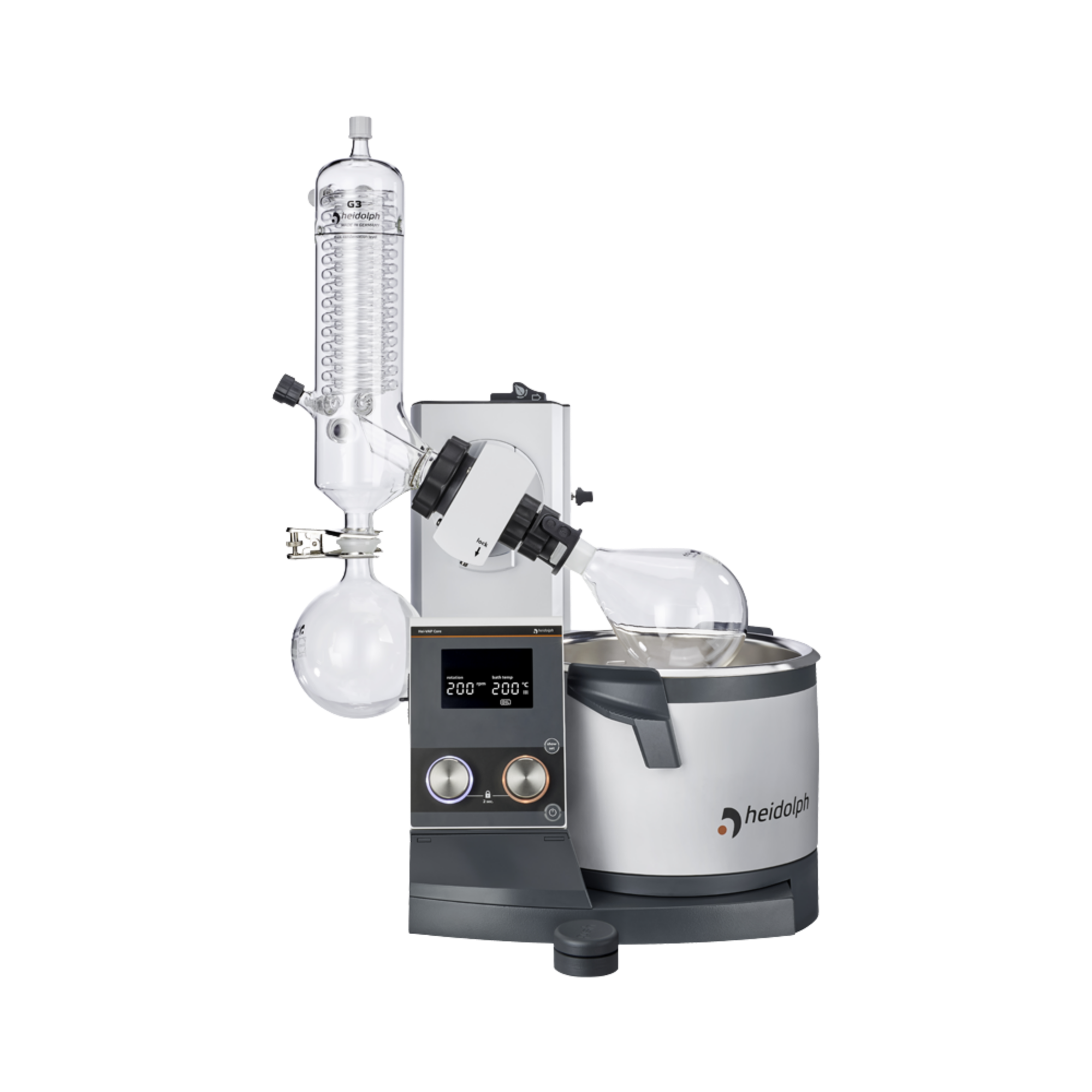 Heidolph Hei-VAP Core Handlift G3 Rotationsverdampfer, Vertikalkühler, 10 bis 280 rpm, 571-01300-00, Produktansicht