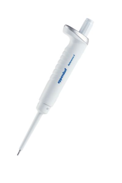 Eppendorf Reference 2 Einkanalpipette, fix, 20 µL, hellgrau, 4925000065, Detailansicht