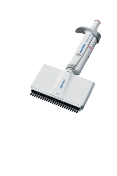 Eppendorf Pipette Research® plus, 24-Kanal, variabel, 1 – 20 µL, perlweiß, inkl. epT.I.P.S.®-Box, 3125000087