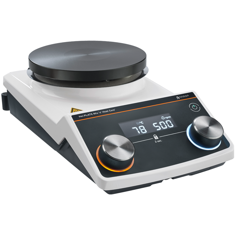 Heidolph Hei-PLATE Mix'n'Heat Core+ Magnetrührer, Ø135 mm, Pt1000-Anschluss, 506-22100-00, Produktansicht