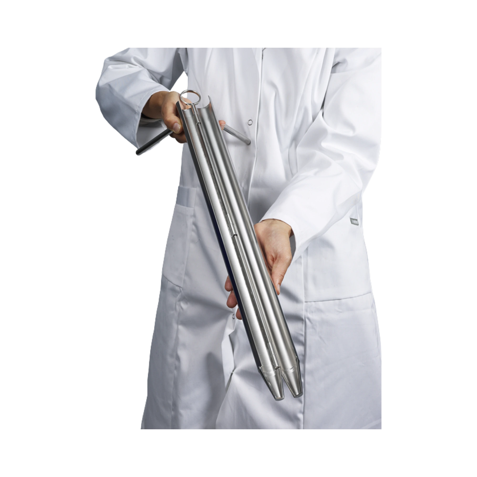 Bürkle Klappstecher für Allschichtproben, V4A (1.4404), Gesamtlänge 833,5 mm, 5359-1800