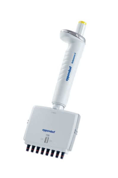 Eppendorf Pipette Reference® 2 G, 8-Kanal, variabel, 10 - 100 µL, gelb, 4926000034