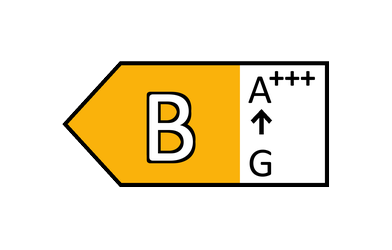 B (Skala A+++ bis G)