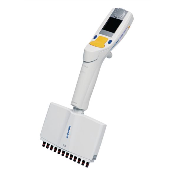 Eppendorf Pipette Xplorer®, 12-Kanal, variabel, 5 – 100 µL, gelb, 4861000139