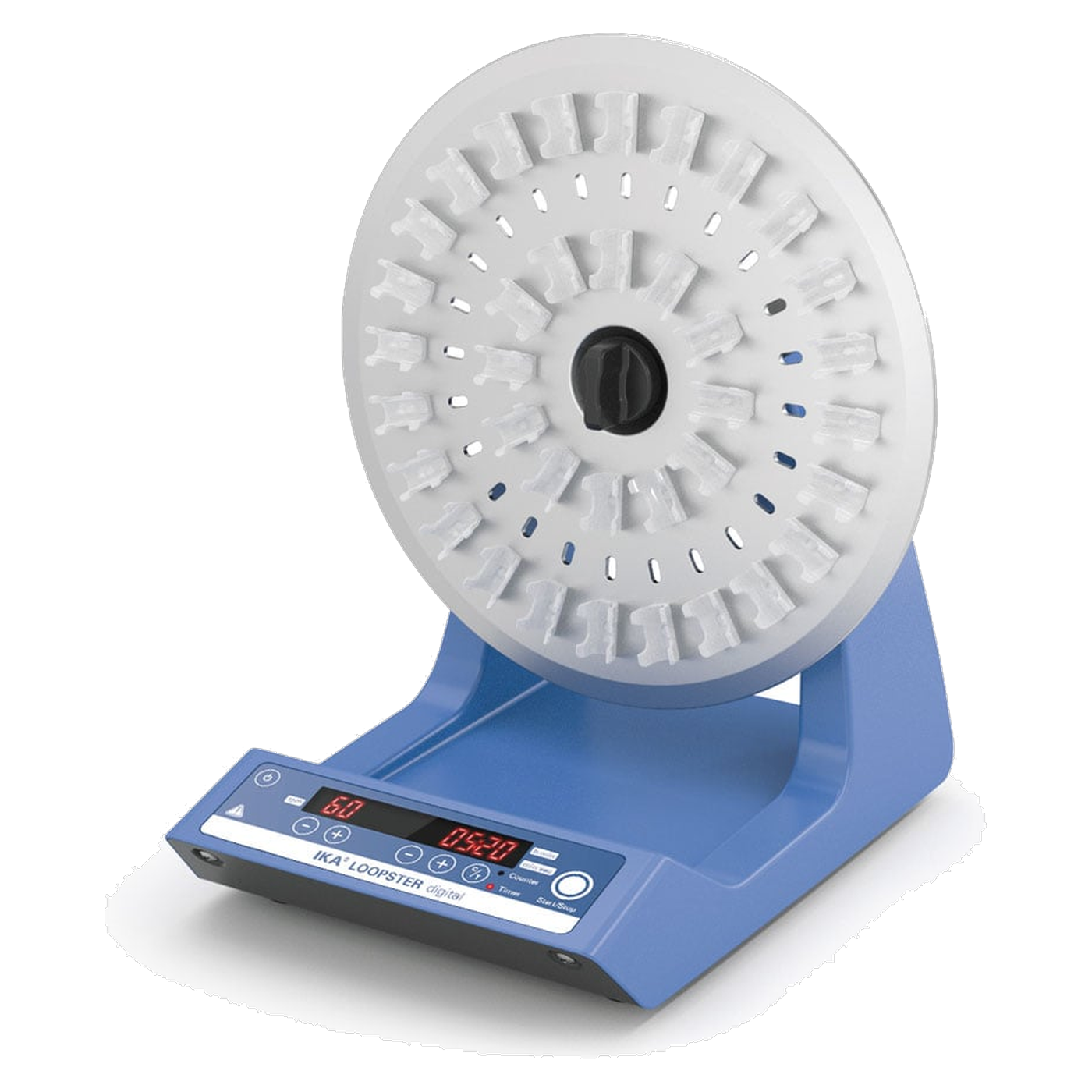 IKA Loopster digital Rotator, Kippwinkel 0 bis 90°, 5 bis 80 rpm, 2 kg