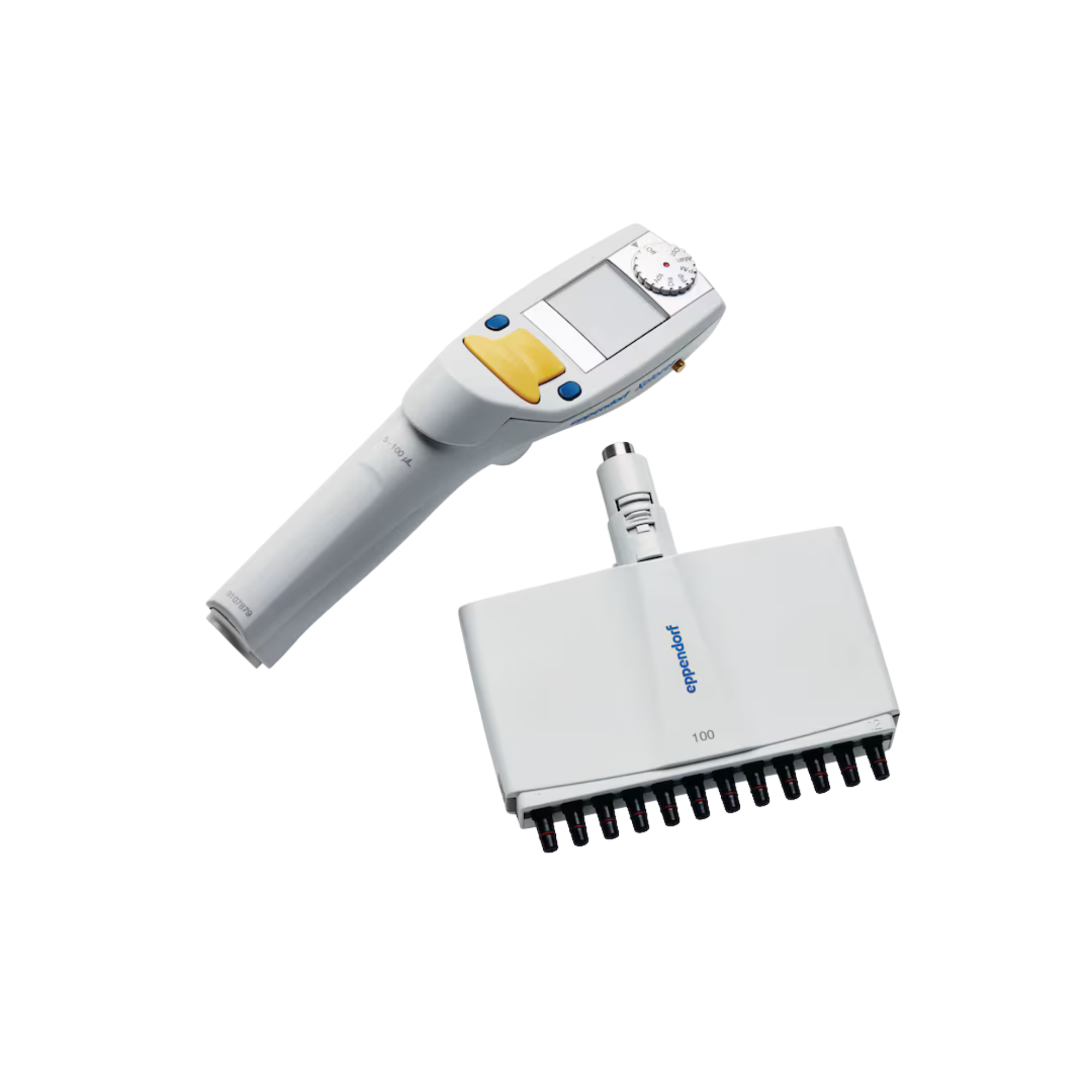 Eppendorf Pipette Xplorer, 12-Kanal, variabel 0,5 - 10 µl, mittelgrau, 4861000112