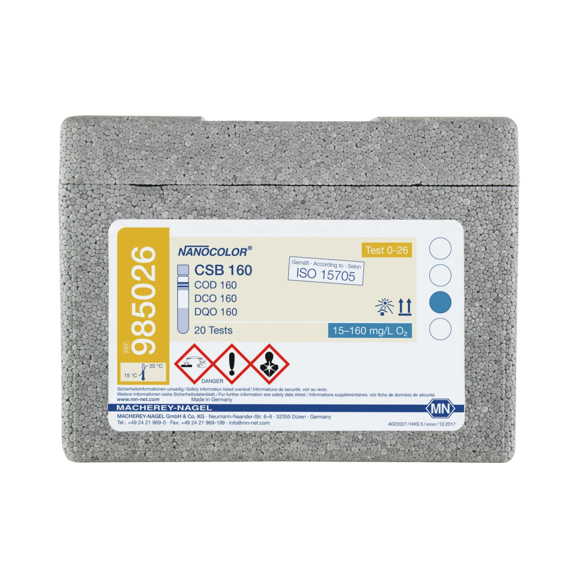 Macherey-Nagel NANOCOLOR CSB 160 Rundküvettentest, 985026