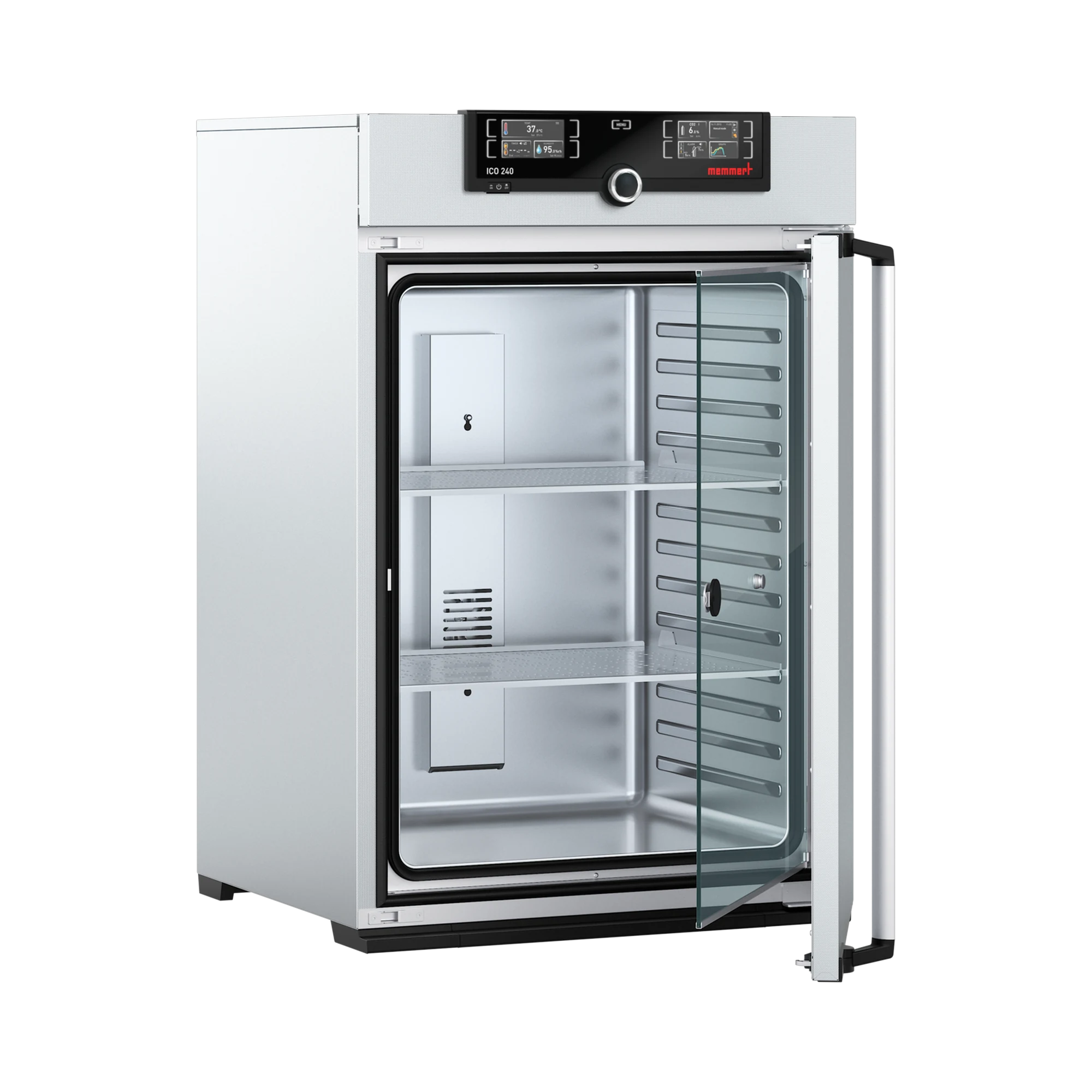 Memmert CO2-Brutschrank ICO240, 241 L, TwinDISPLAY, 180°C Sterilisation