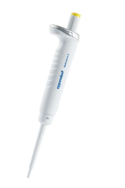 Eppendorf Pipette Reference® 2 G, Einkanal, variabel, 2 - 20 µL, gelb, inkl. epT.I.P.S.®-Box, 4924000045