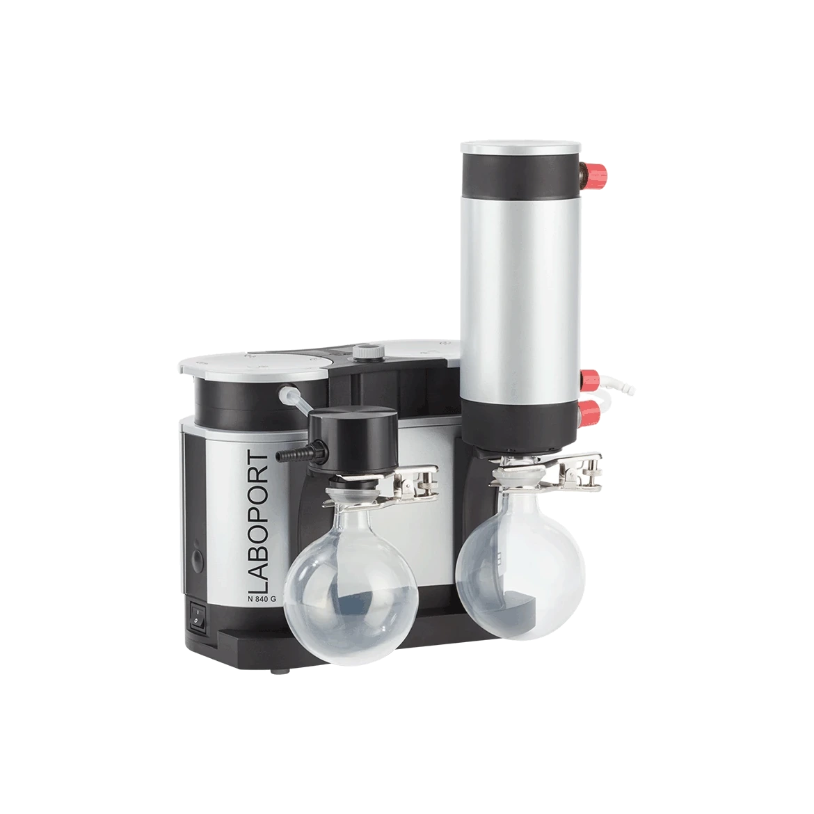KNF LABOPORT SH 840 G, Vakuumpumpsystem mit Abscheider und Hochleistungskondensator, 34 l/min, Mehrplatz-Vakuumsystem, ATEX-Kennzeichnung Kategorie 3, 325238