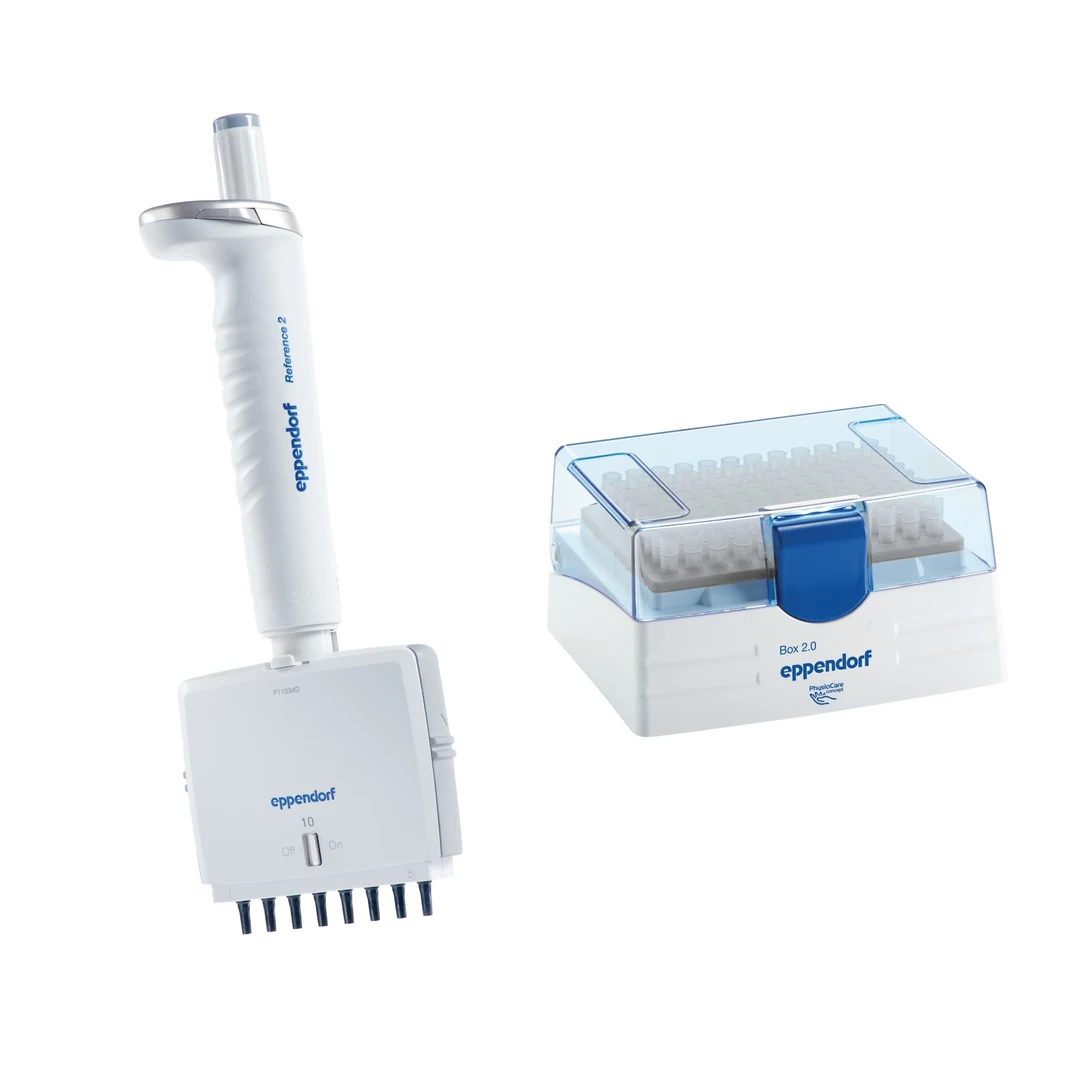 Eppendorf Reference 2 Mehrkanalpipette, 8-Kanal, 0,5-10 µL, mittelgrau, 4926000018, Produktansicht Eppendorf