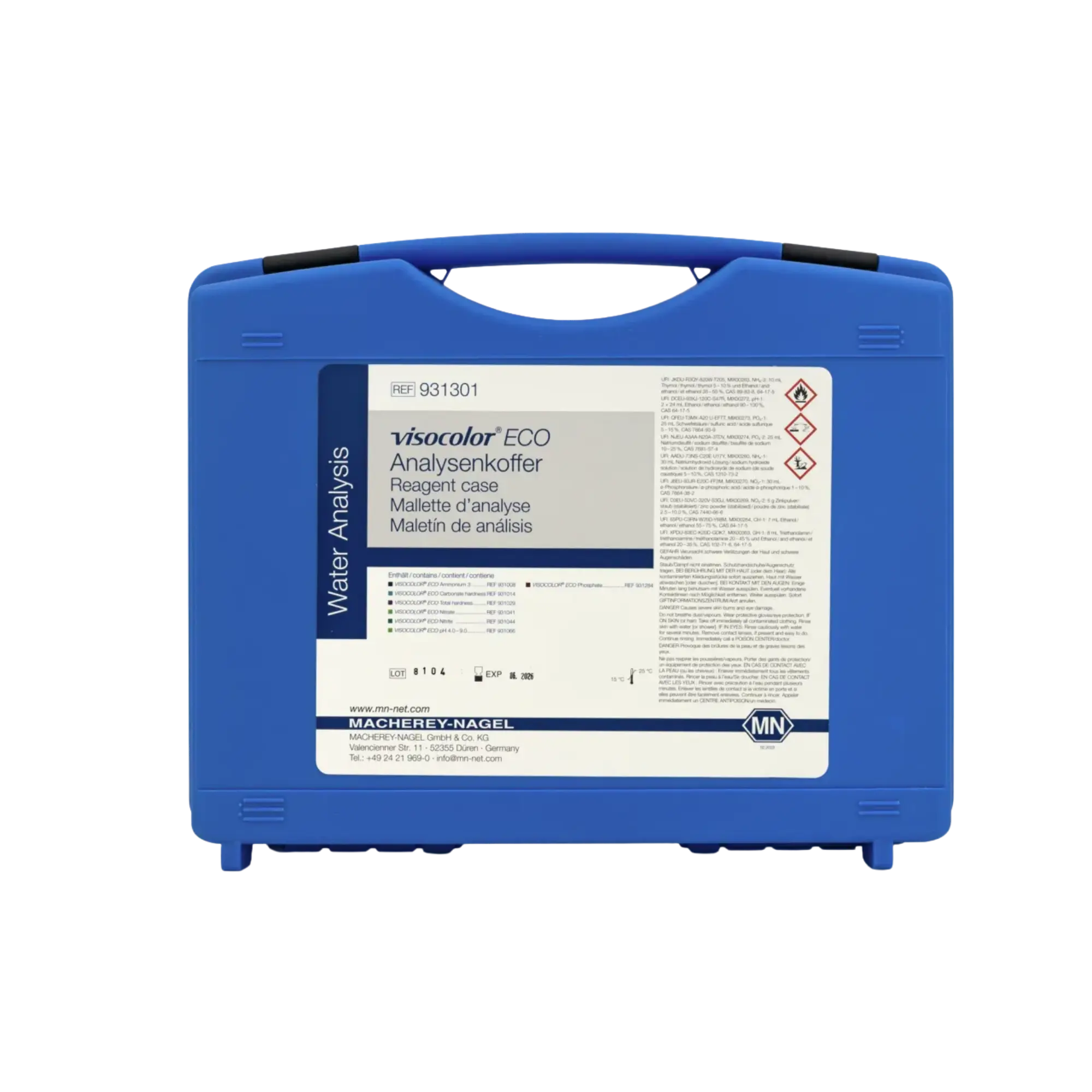 Macherey-Nagel VISOCOLOR ECO Analysenkoffer, 931301