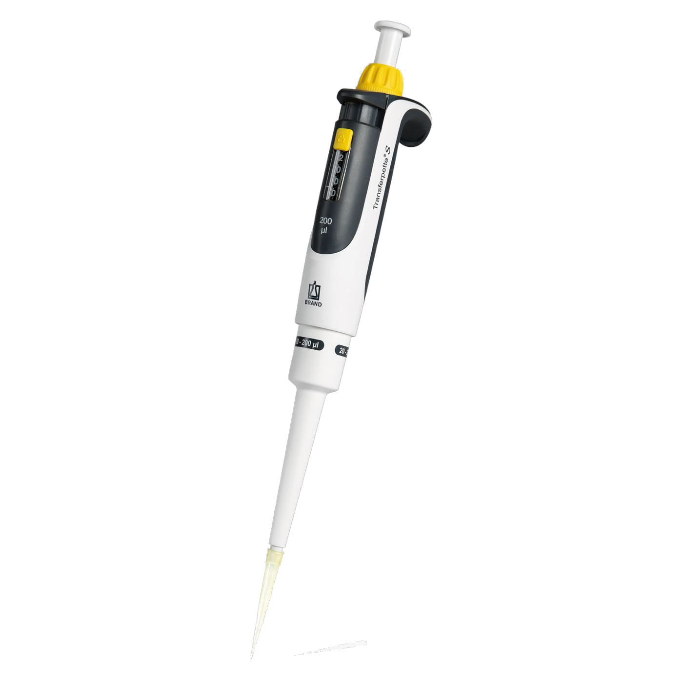 Brand Transferpette S Fix F-2000 Einkanal-Mikroliterpipette, 2000 µl, DE-M
