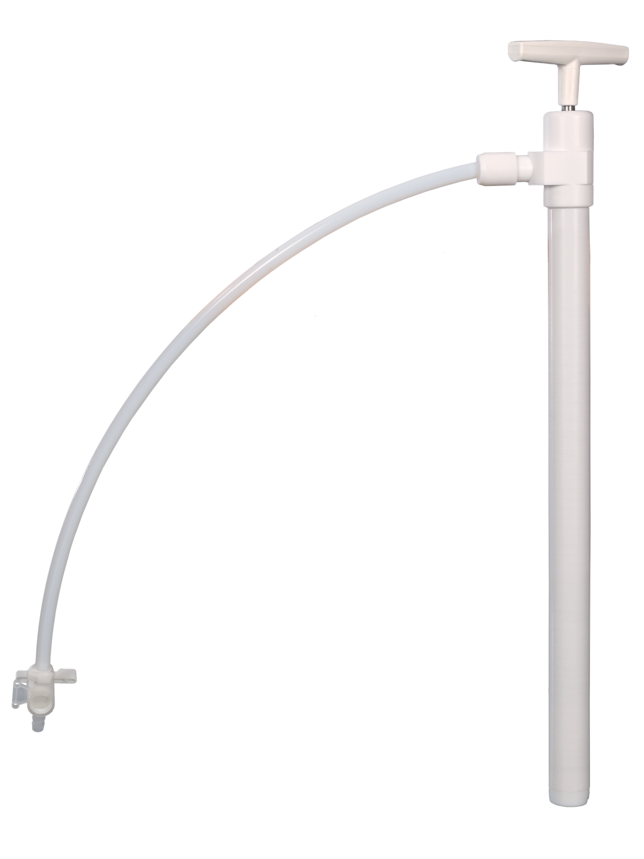 Bürkle Fasspumpe Ultrarein PTFE, Schlauch und Hahn, 40 cm, 5606-0401, Produktansicht