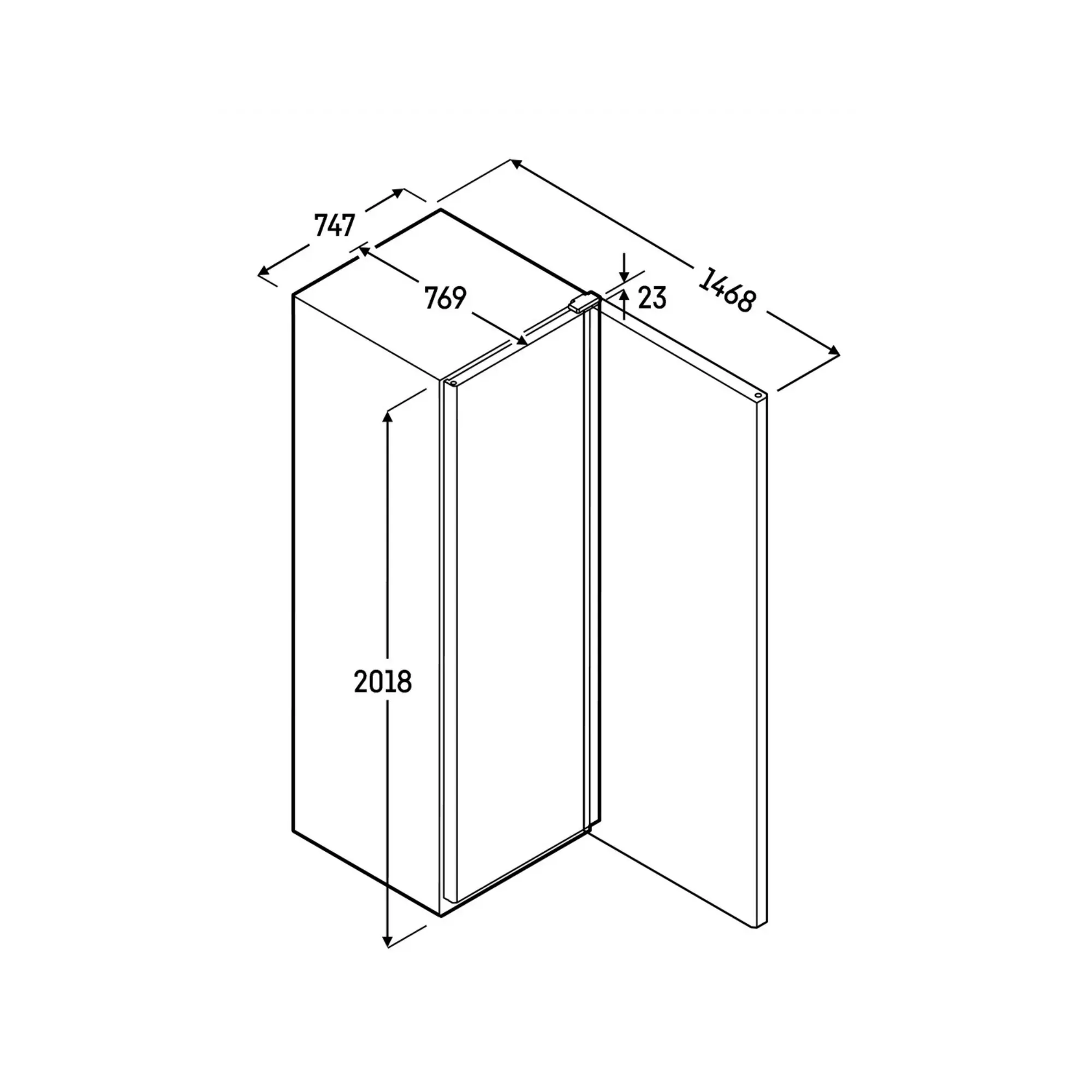 Liebherr FRFvg 6501 Kühl-Lagerschrank, 479 Liter Nutzinhalt, Stellfüße, 993599951