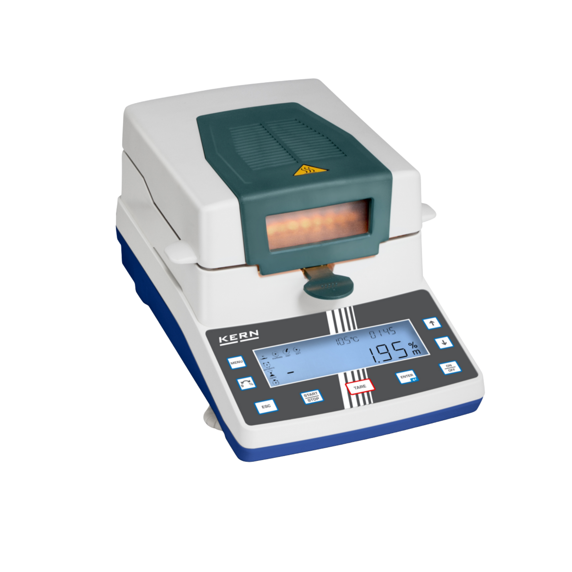KERN DAB 100-3IR Infrarot-Feuchtebestimmer, 110 g / 0,001 g (0,01 %)