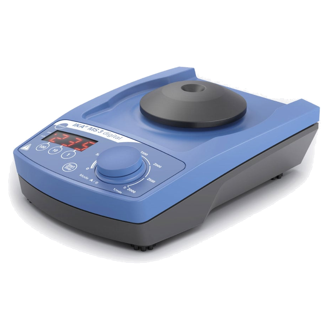 IKA MS 3 digital Kreisschüttler, bis 3.000 rpm, 4,5 mm Hub, Mikrotiteraufsatz