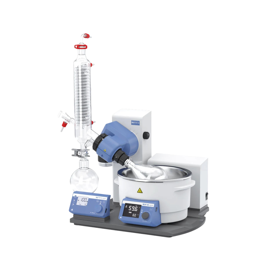 IKA RV 10 digital V Rotationsverdampfer, Vertikalkühler, Heizbad HB 10, RS 232, 0010004799
