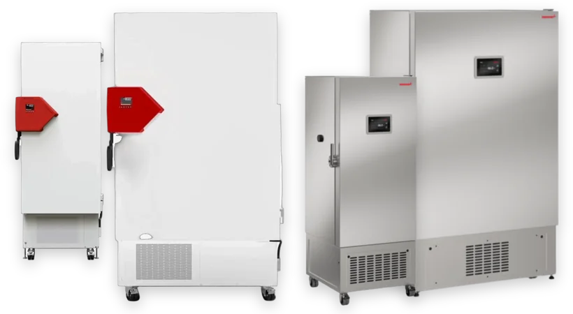 Binder UF V 350 und UF V 700, Memmert Ultratiefkühlschränke ULT240 und ULT750