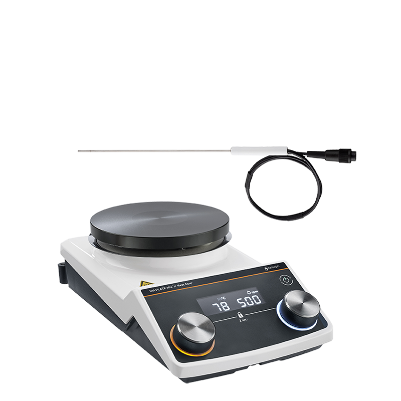 Heidolph Hei-PLATE Sensor Basic Paket Core+ Magnetrührer-Set, Ø145 mm, mit Pt1000-Fühler, 506-21150-00, Produktansicht