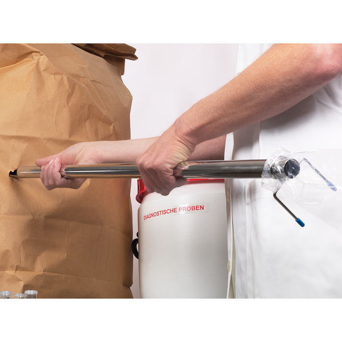 Bürkle StickProof Pulver-Probenstecher, Edelstahl V4A, 35 ml, 5338-0410, Ansicht 3