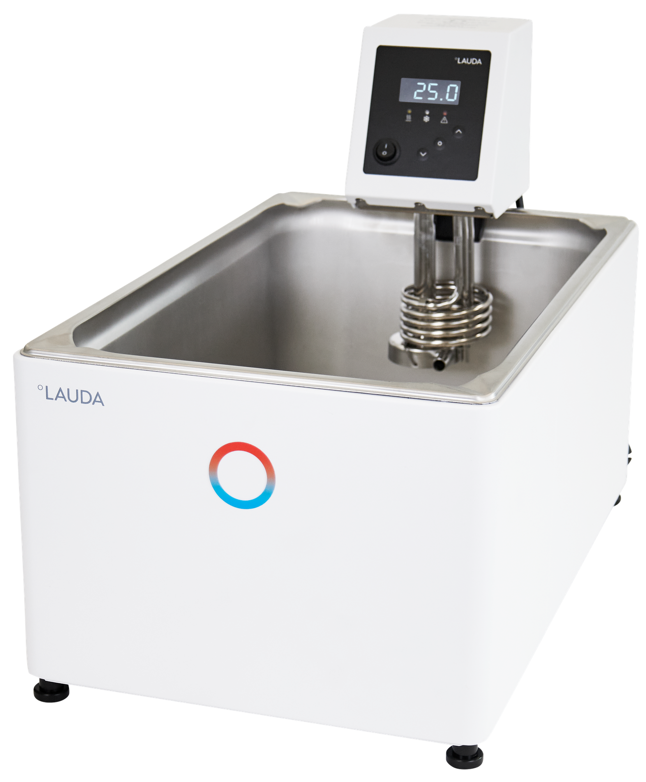 LAUDA Alpha A 24 Wärmethermostat, 25 bis 100 °C, 18 bis 25 Liter Bad, L000621, Produktansicht