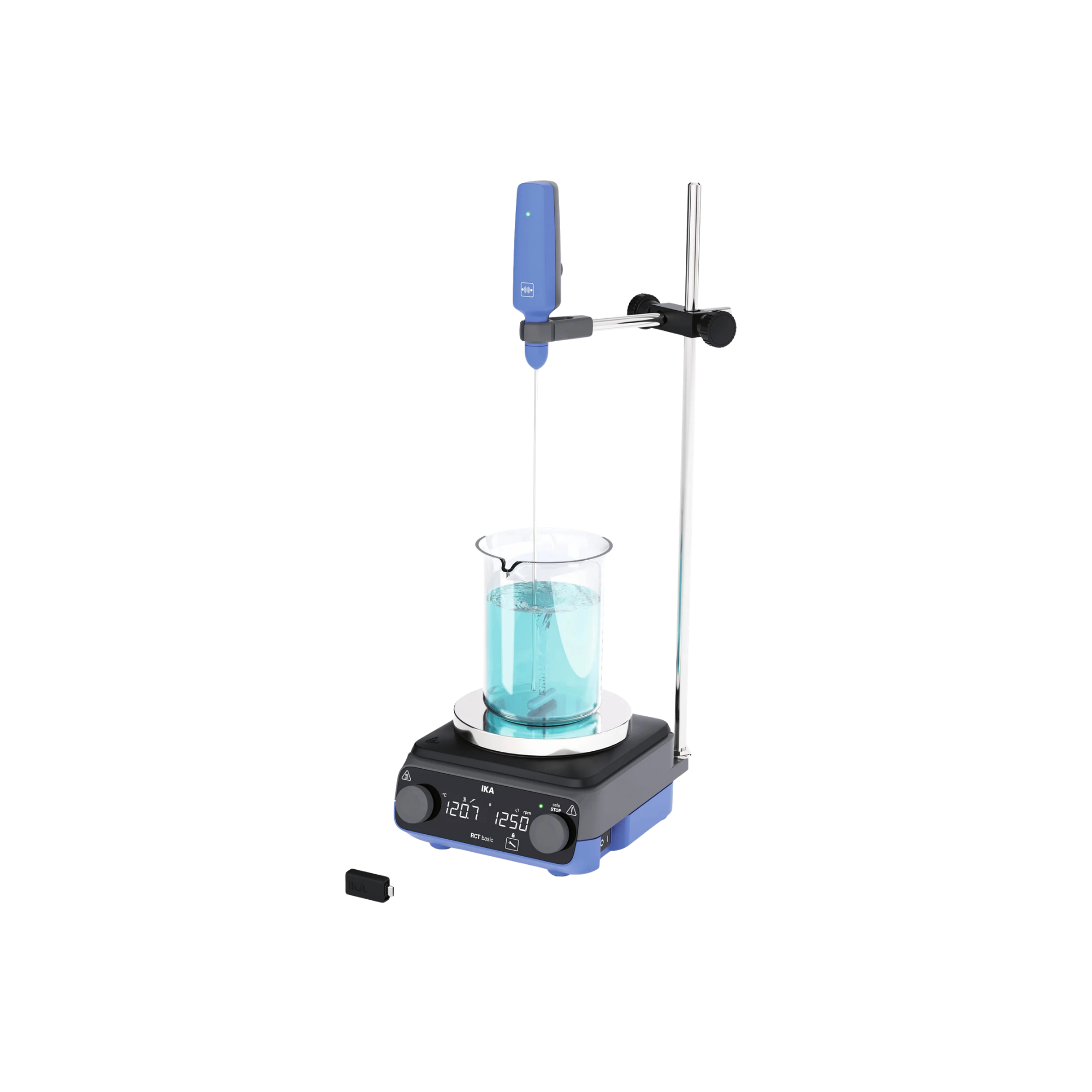 IKA Magnetrührer RCT basic PT Wireless Solution Komplettpaket, Aluminium-Aufstellfläche, 0010016513