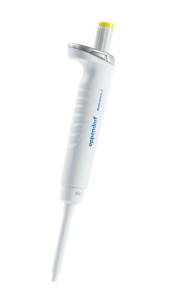 Eppendorf Pipette Reference® 2 G, Einkanal, variabel, 20 - 200 µL, gelb, inkl. epT.I.P.S.®-Box, 4924000061