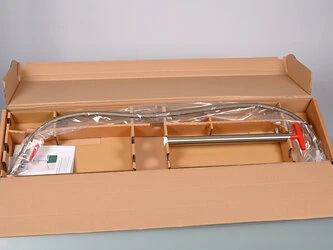 Bürkle Fasspumpe Edelstahl mit Schlauch und Hahn, 36 cm Eintauchtiefe, für Gebinde bis 30 l, 5601-0401
