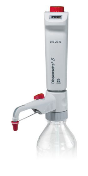 Brand Flaschenaufsatz-Dispenser, Dispensette® S, Digital, DE-M, 2,5-25 ml, mit RDV, #4600351