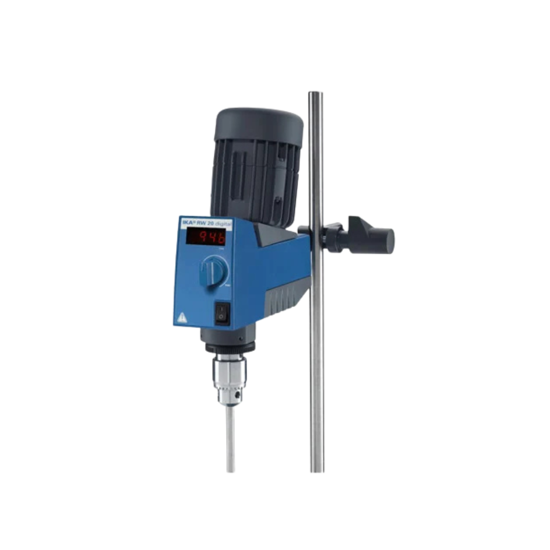 IKA RW 20 digital Rührwerk, mechanisch, 20 Liter, 2 Drehzahlbereiche, LED, 0003593000