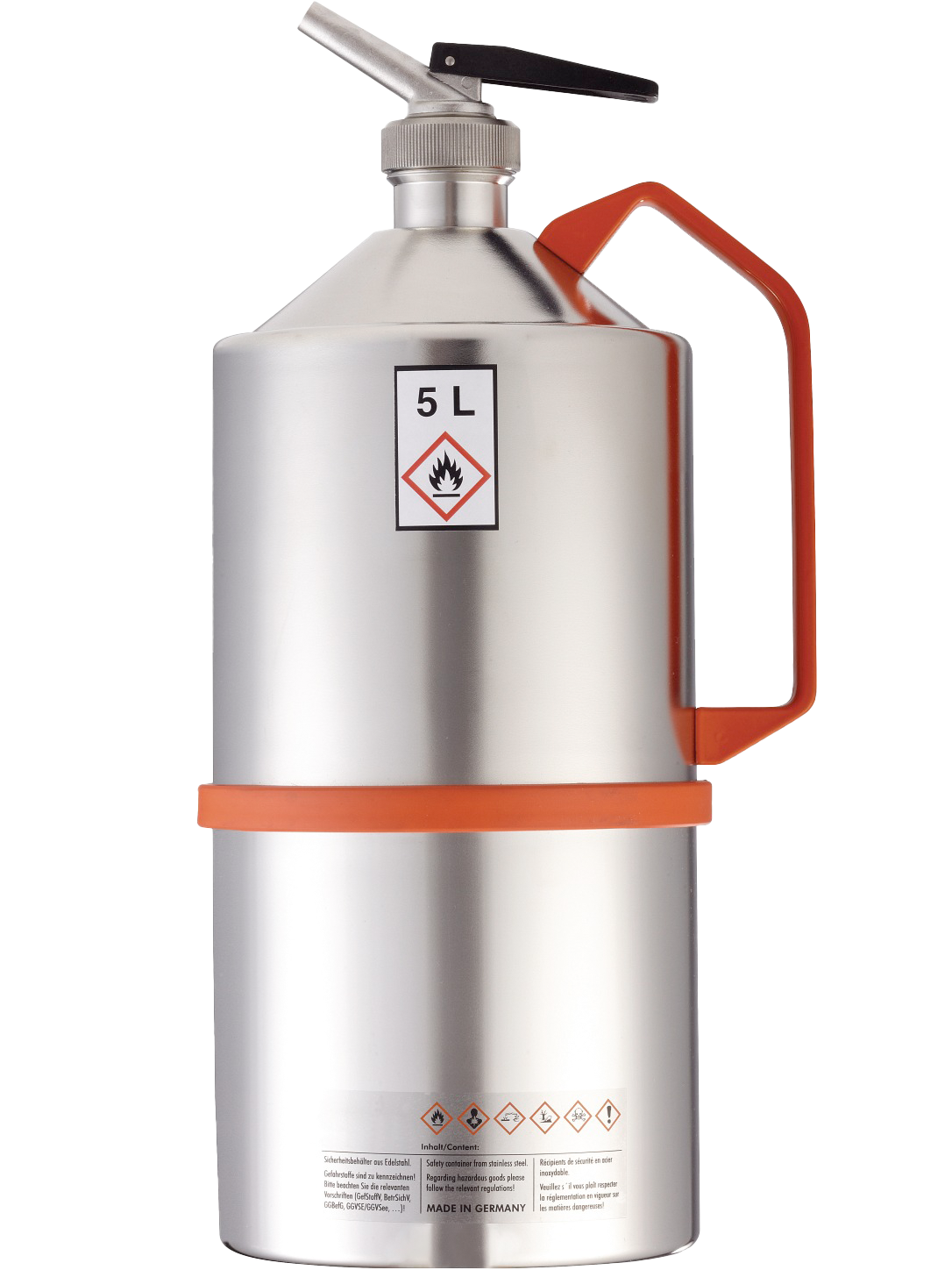 Bürkle Sicherheits-Kanne Edelstahl, V4A (1.4571), 1 bis 5 l, Ansicht 3
