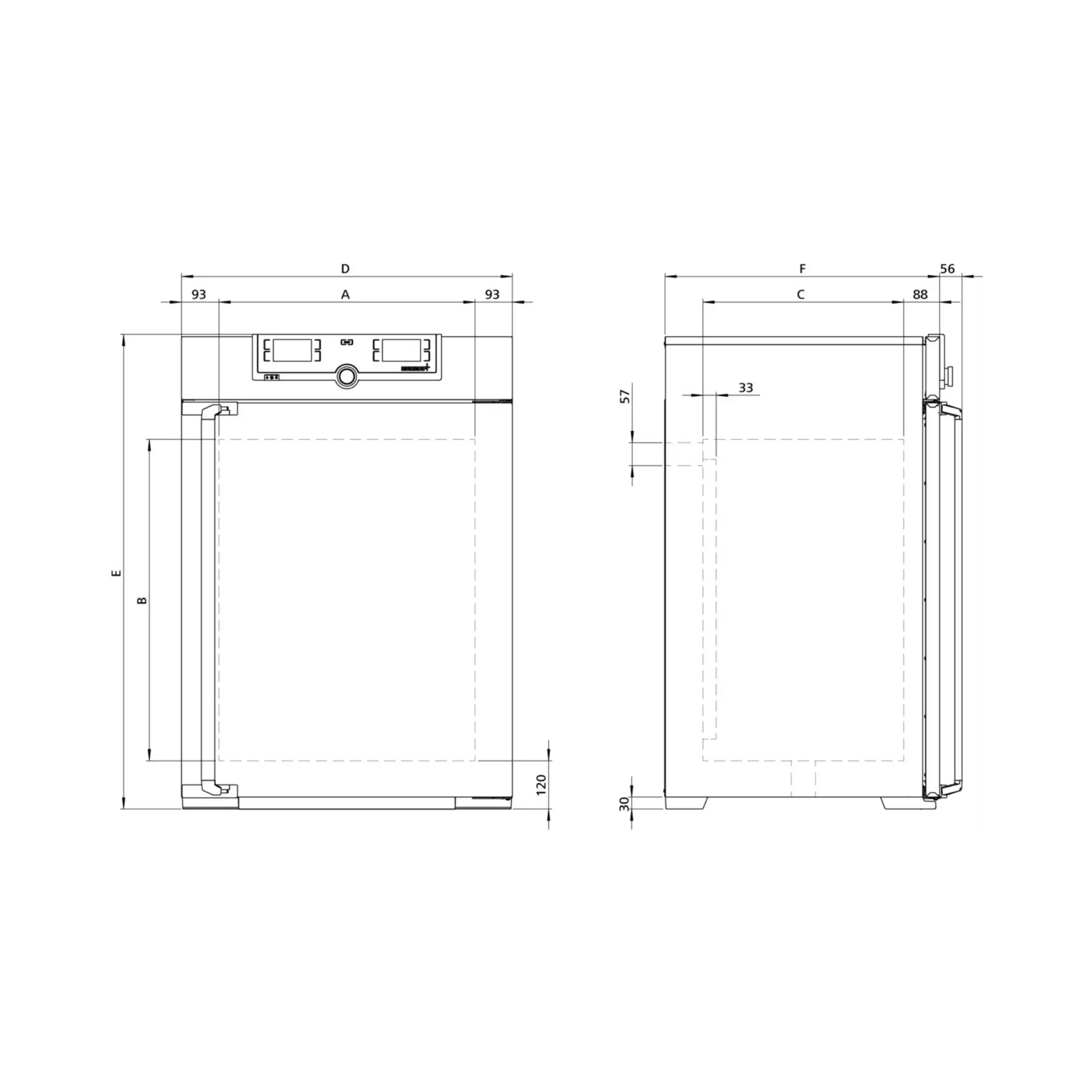 Memmert Heißluftsterilisator SF260plus, 256 L, TwinDISPLAY, Medizinprodukt Klasse IIb