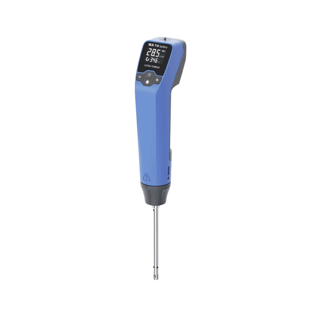 IKA T 10 battery Portable Solution Dispergierer-Set, 0,5 bis 100 ml, bis 30.000 rpm, 0010015684, Produktansicht