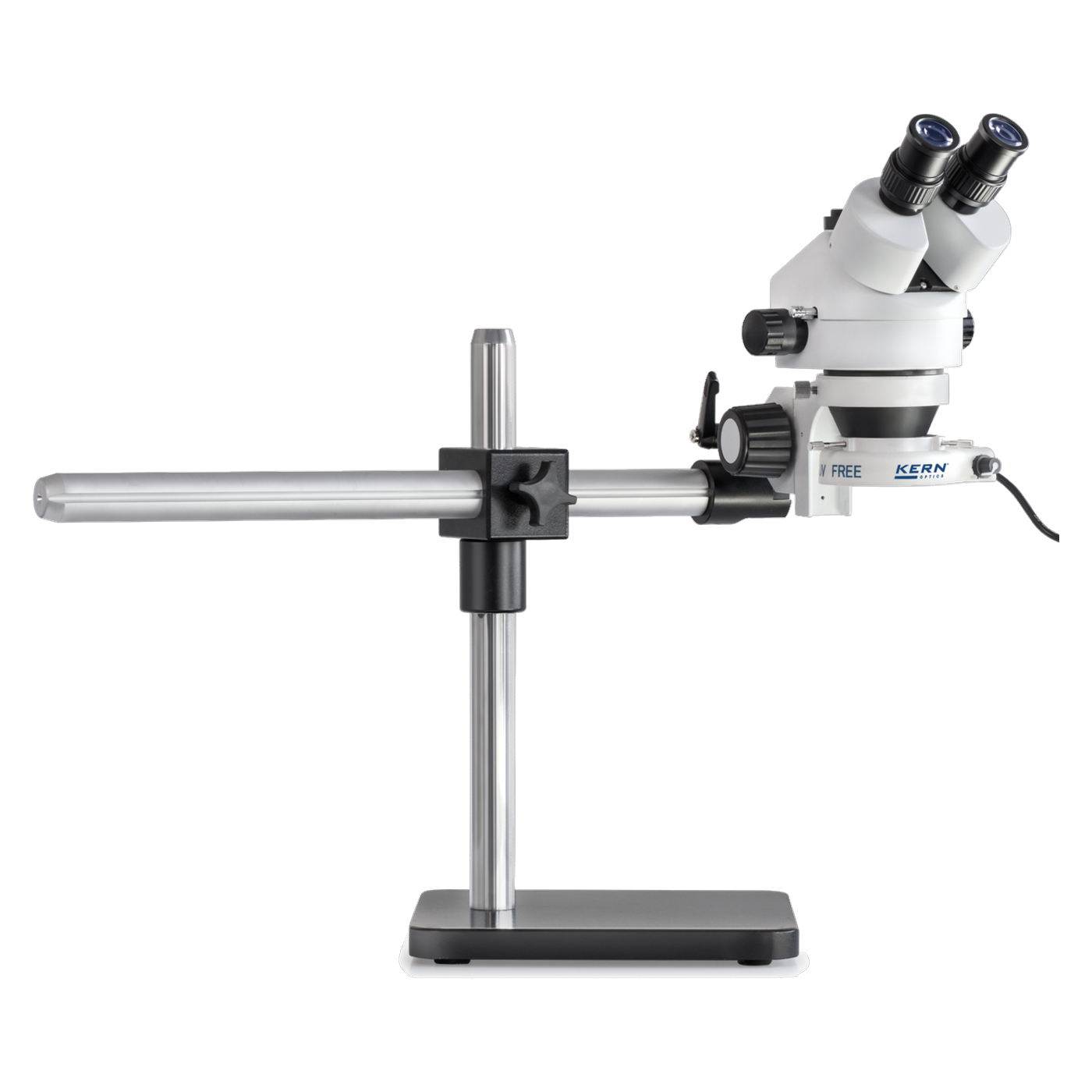 Kern OZL 961 Stereomikroskop-Set, Binokular, 0,7x-4,5x, Teleskoparmständer