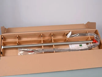 Bürkle Fasspumpe Edelstahl mit Schlauch und Hahn, 91 cm Eintauchtiefe, für Fässer bis 220 l, 5601-0801