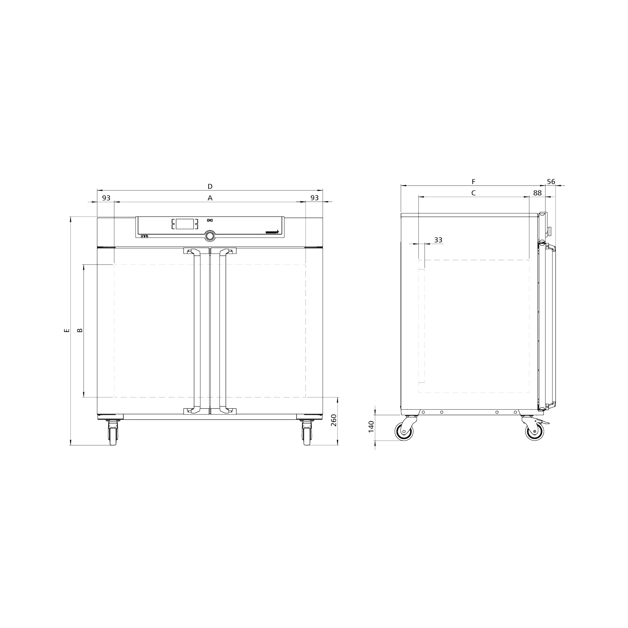 Memmert Deckenwärmer IF450bw, 449 L, +80 °C, Medizinprodukt Klasse I