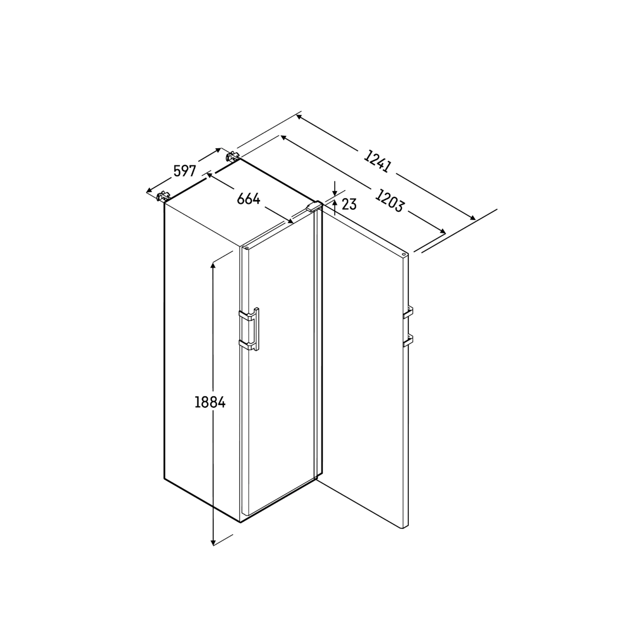 Liebherr HMFvh 4011 H63 Medikamentenkühlschrank, Glastür, Ordnungssystem, 239 l, DIN 13277, 090800651