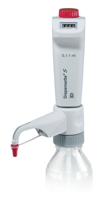 Brand Flaschenaufsatz-Dispenser, Dispensette S, Digital, DE-M, 0,1-1 ml, ohne RDV, 4600310
