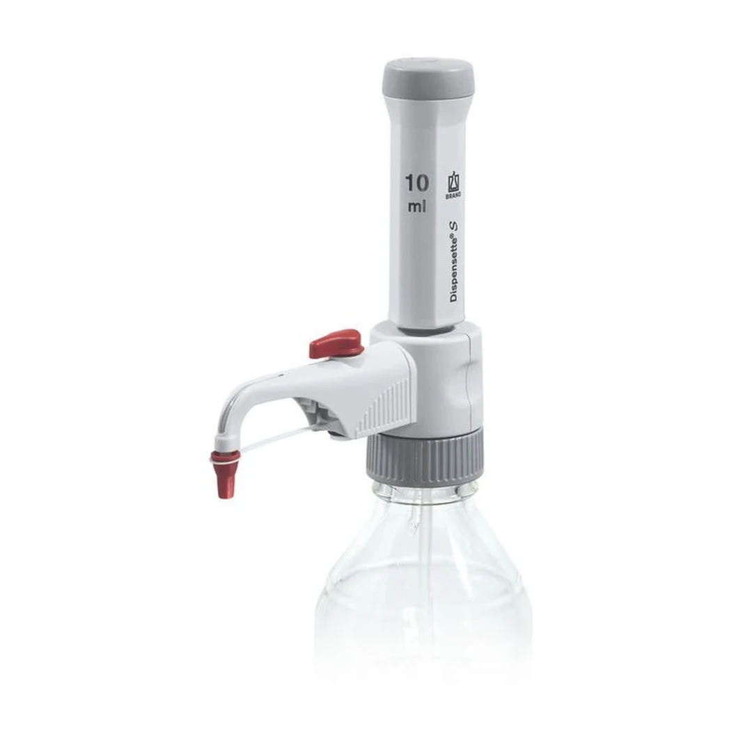 Brand Dispensette S Flaschenaufsatz-Dispenser, Fix, 10 ml, ohne Rückdosierventil, DE-M, 4600240, Produktansicht Brand