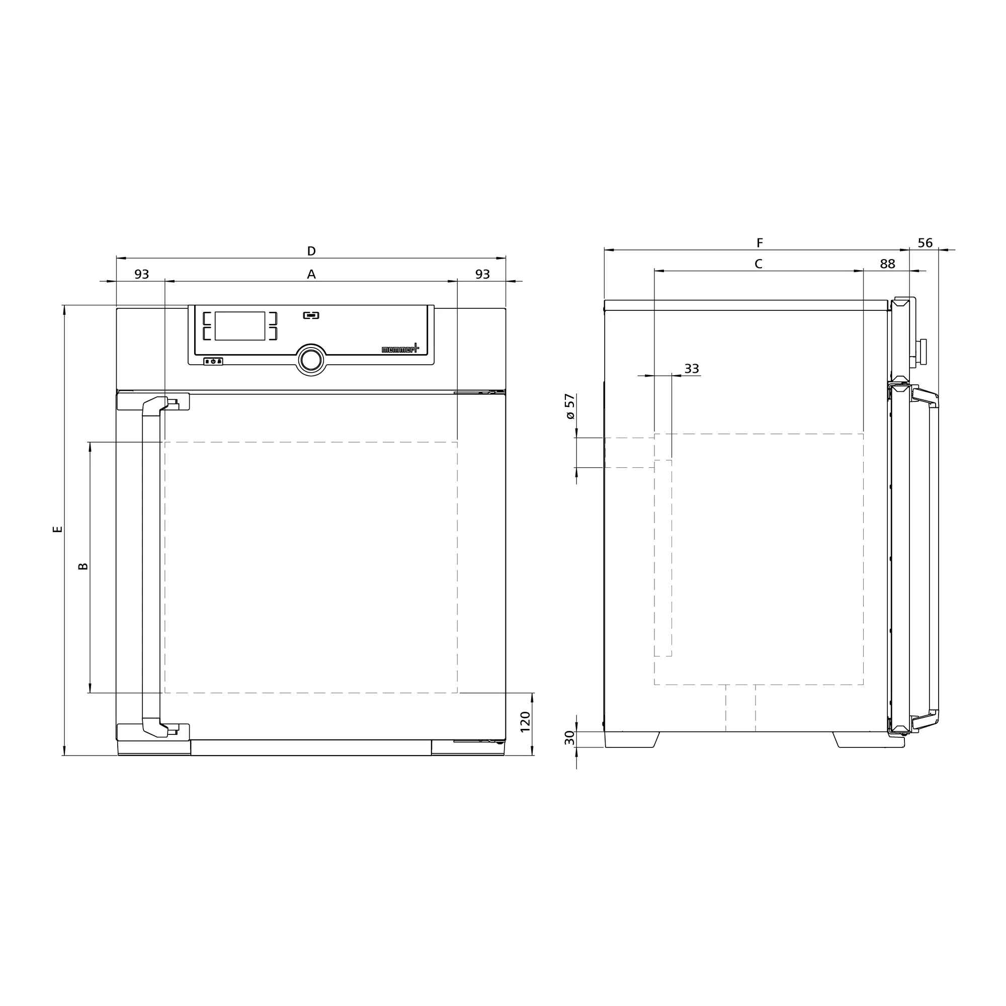Memmert Heißluftsterilisator SF110, 108 L, Medizinprodukt Klasse IIb