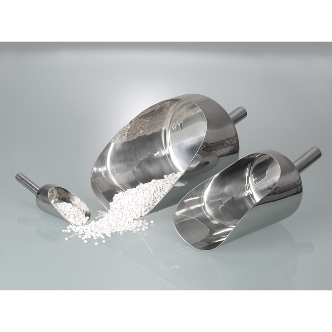 Bürkle PharmaScoop Pharma-Schaufel, Edelstahl V4A, 10 bis 3.000 ml, Ansicht 3