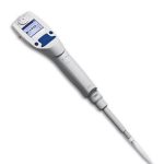Eppendorf Pipette Xplorer, Einkanal, 50-1000 µL, Multifunktionswippe blau für Pipettenspitzen 1000 µL, 4861000040