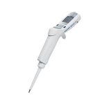 Eppendorf Pipette Xplorer Plus, Einkanal, 0,5-10 µL, Multifunktionswippe mittelgrau für Pipettenspitzen 20 µL, 4861000708