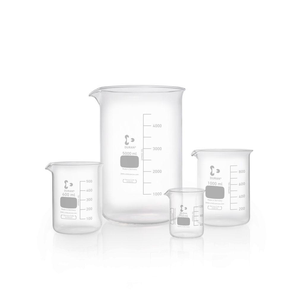 Becherglas Niedrige Form Borosilikatglas - Lehrmittel