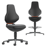 Bimos ESD-Arbeitsstuhl TEXON 2, mit Rollen