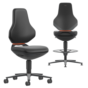 Bimos ESD-Arbeitsstuhl TEXON 2, mit Rollen